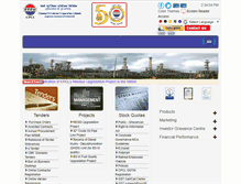 Tablet Screenshot of cpcl.co.in